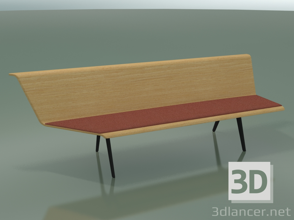 3D Modell Winkelmodul Essen 4603 (L 240 cm, 90 ° rechts, natürliche Eiche) - Vorschau