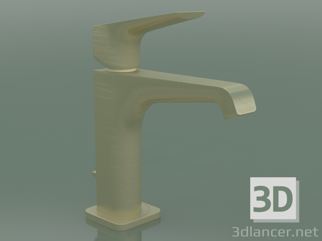 3d model Mezclador monomando de lavabo 130 (36110250, Óptica Oro Cepillado) - vista previa