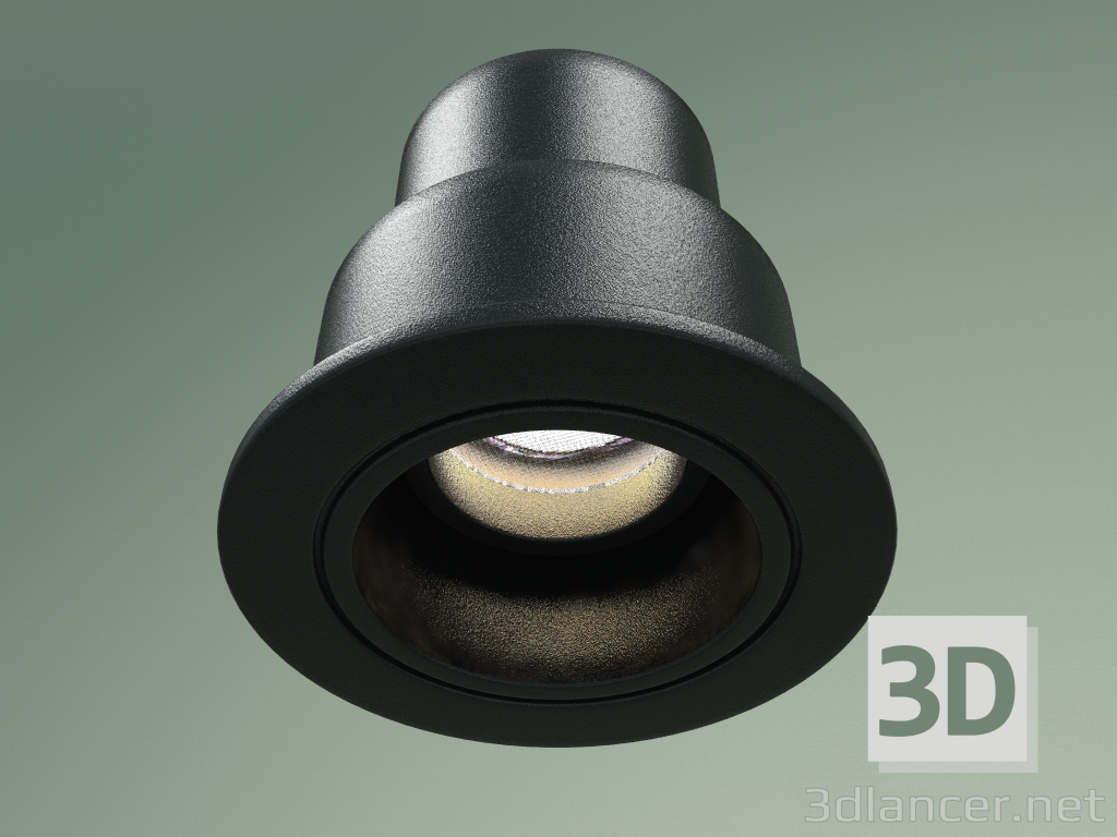 3d model Spotlight RSL74158 3W BK 3000K - preview