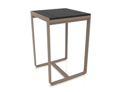 Table de bar 70 (DEKTON Domoos, Bronze)