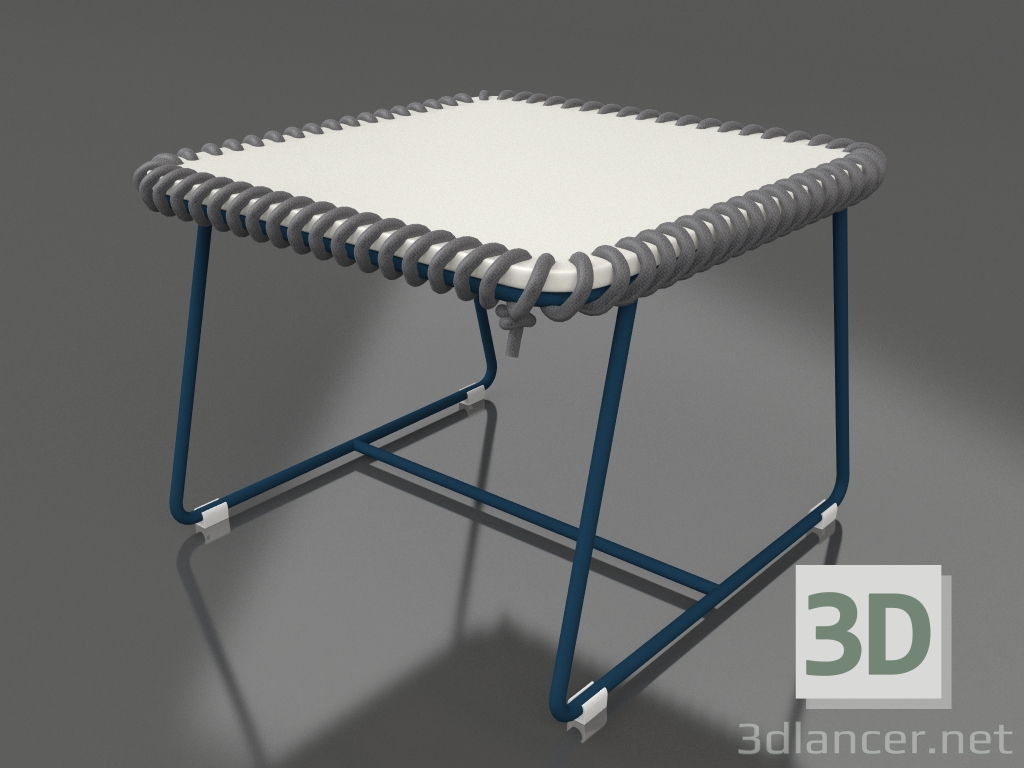 Modelo 3d Mesa de centro (azul cinza) - preview