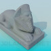 3D Modell Sphinx - Vorschau