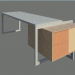 3d model Desktop table - preview