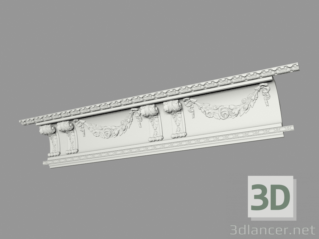 3d model Molded eaves (КФ85) - preview