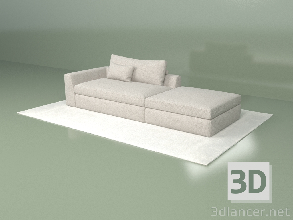 3D modeli Kanepe Yeri D - önizleme