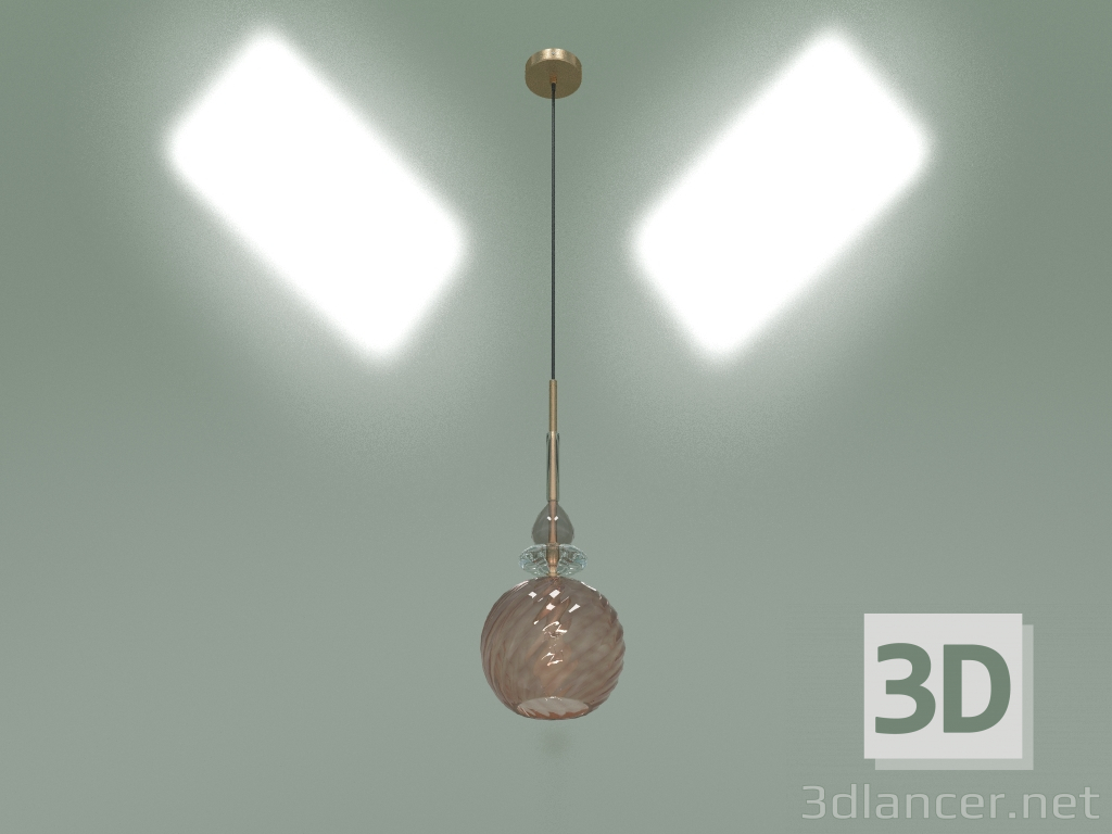 Modelo 3d Lâmpada suspensa Dream 50192-1 (rosa) - preview