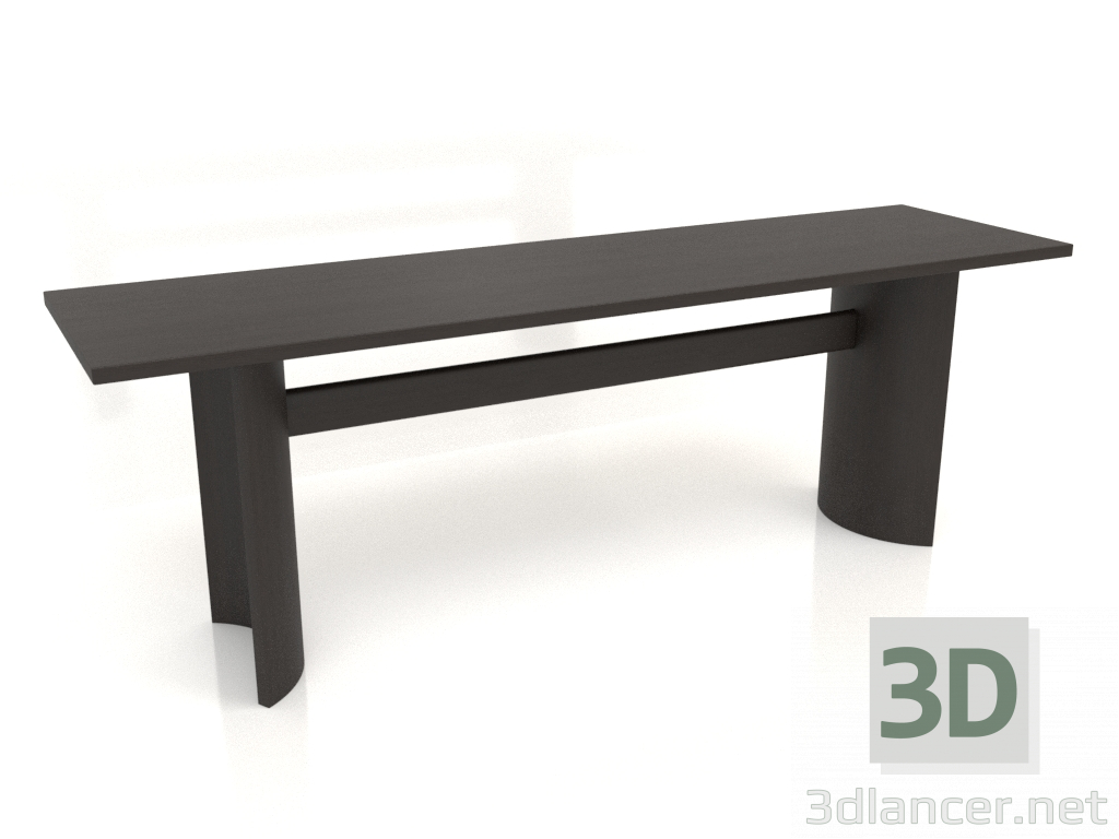 3d model Mesa de comedor DT 05 (2200x600x750, marrón madera) - vista previa