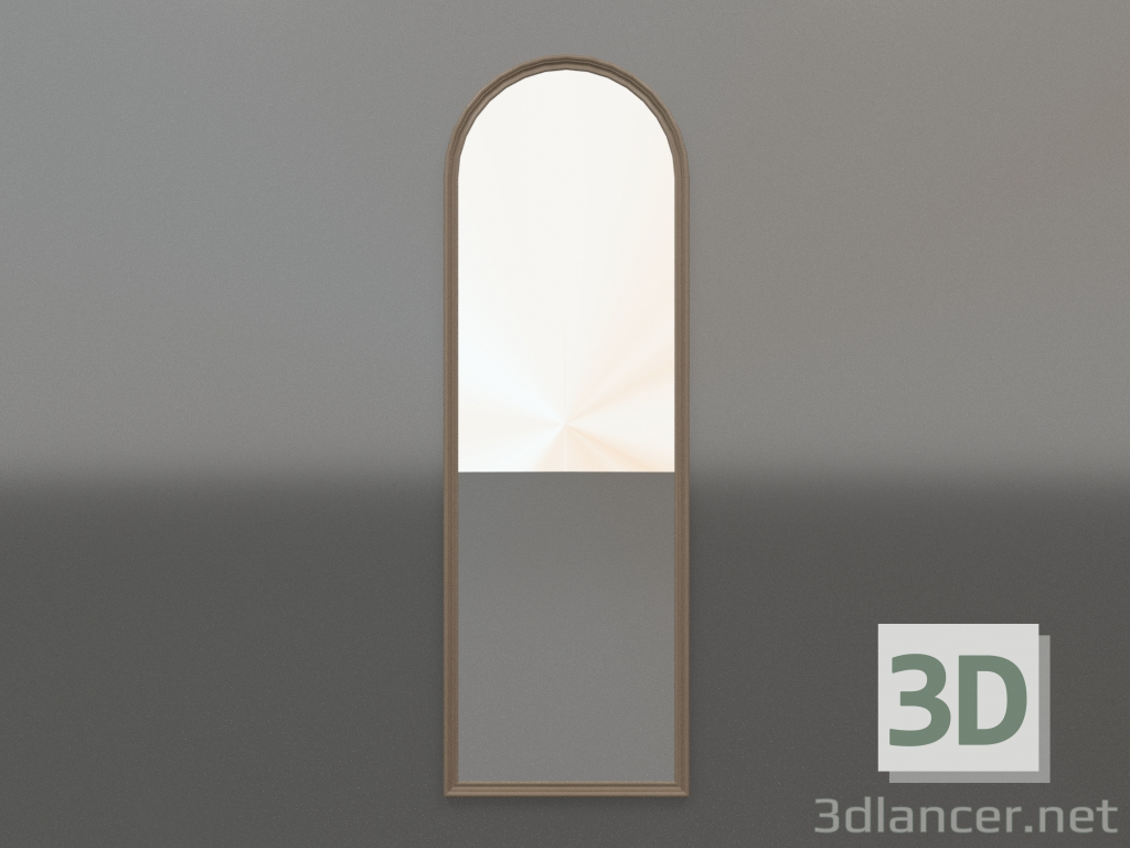 3d model Espejo ZL 23 (500x1500, gris madera) - vista previa