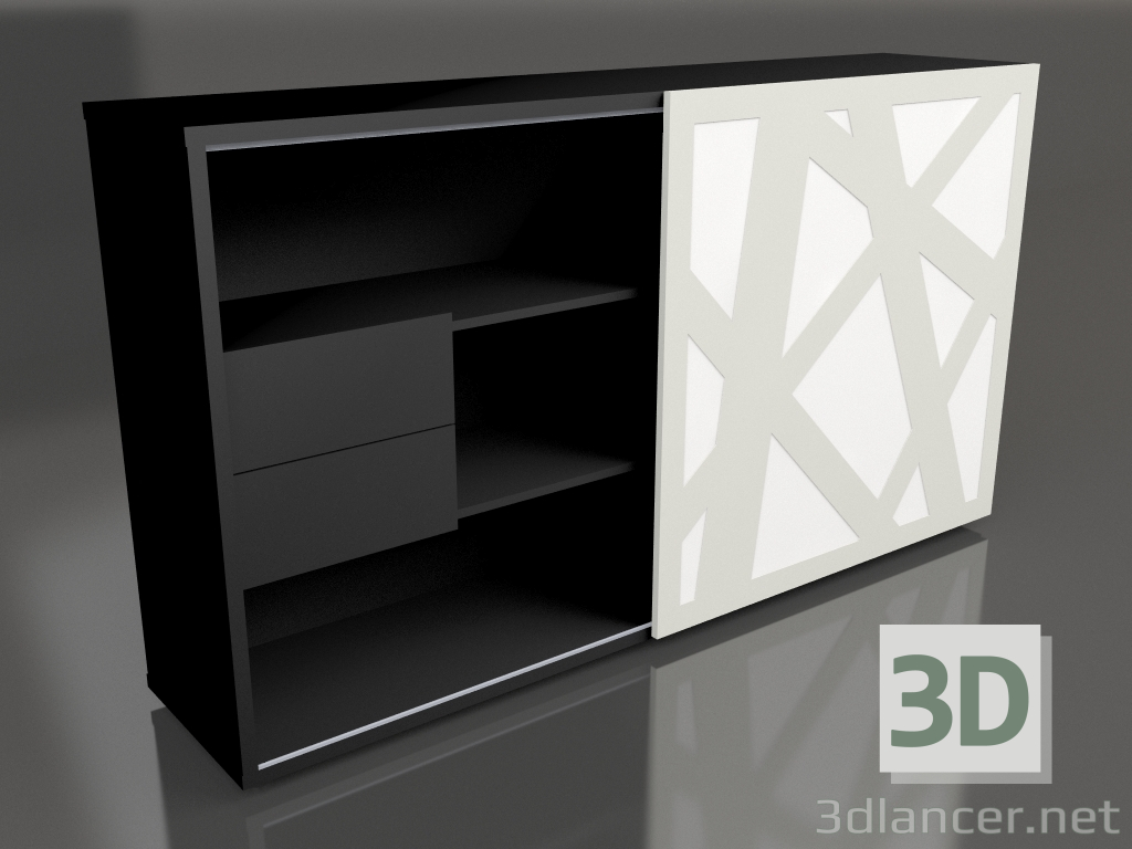 3d model Wardrobe Zig-Zag ZS01 (2000x434x1129) - preview