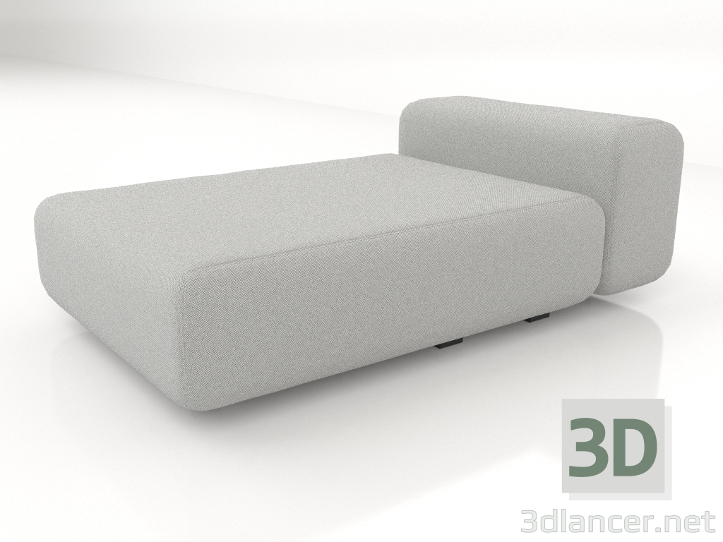 3d model Chaise longue-bed 98 - preview