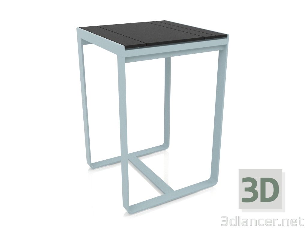 modello 3D Tavolo da bar 70 (DEKTON Domoos, Grigio blu) - anteprima