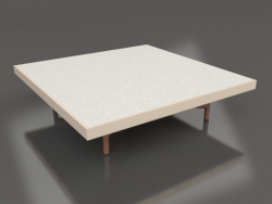 Mesa de centro cuadrada (Arena, DEKTON Sirocco)