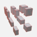 3d Old bricks collection model buy - render