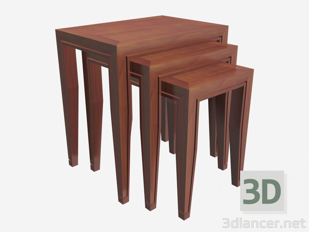 3d model Mesas deslizantes PU090 - vista previa