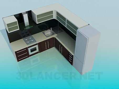 3D modeli Mutfak - önizleme