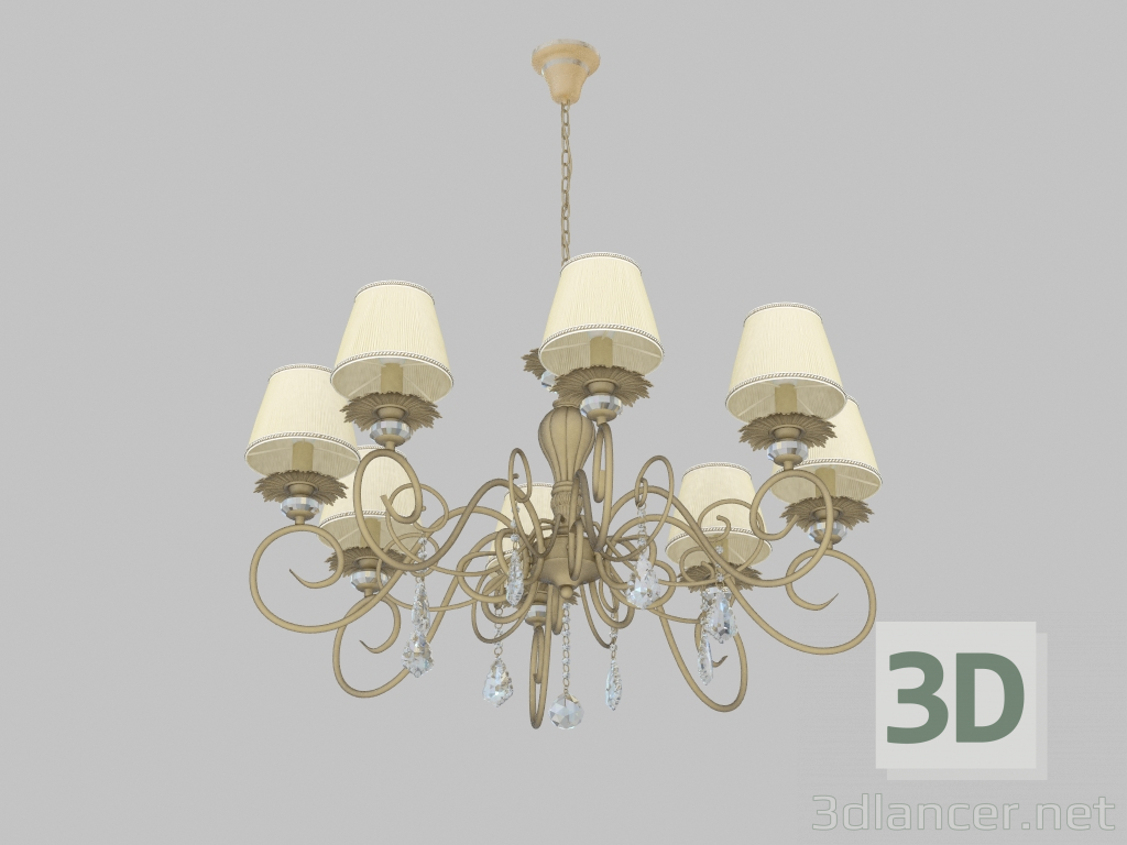 modèle 3D Lustre Dorotea (1091-8P) - preview