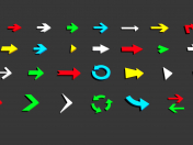 Frecce 3D - Basso poli