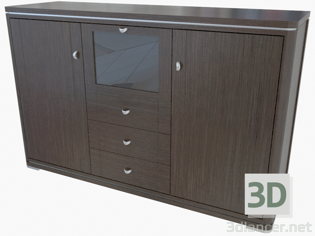 3d model Cajonera (467-34) - vista previa