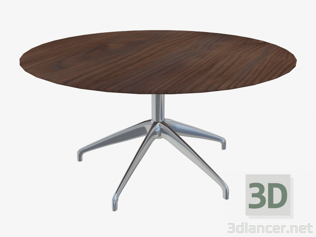 3d модель Стіл кавовий (walnut 80x40) – превью