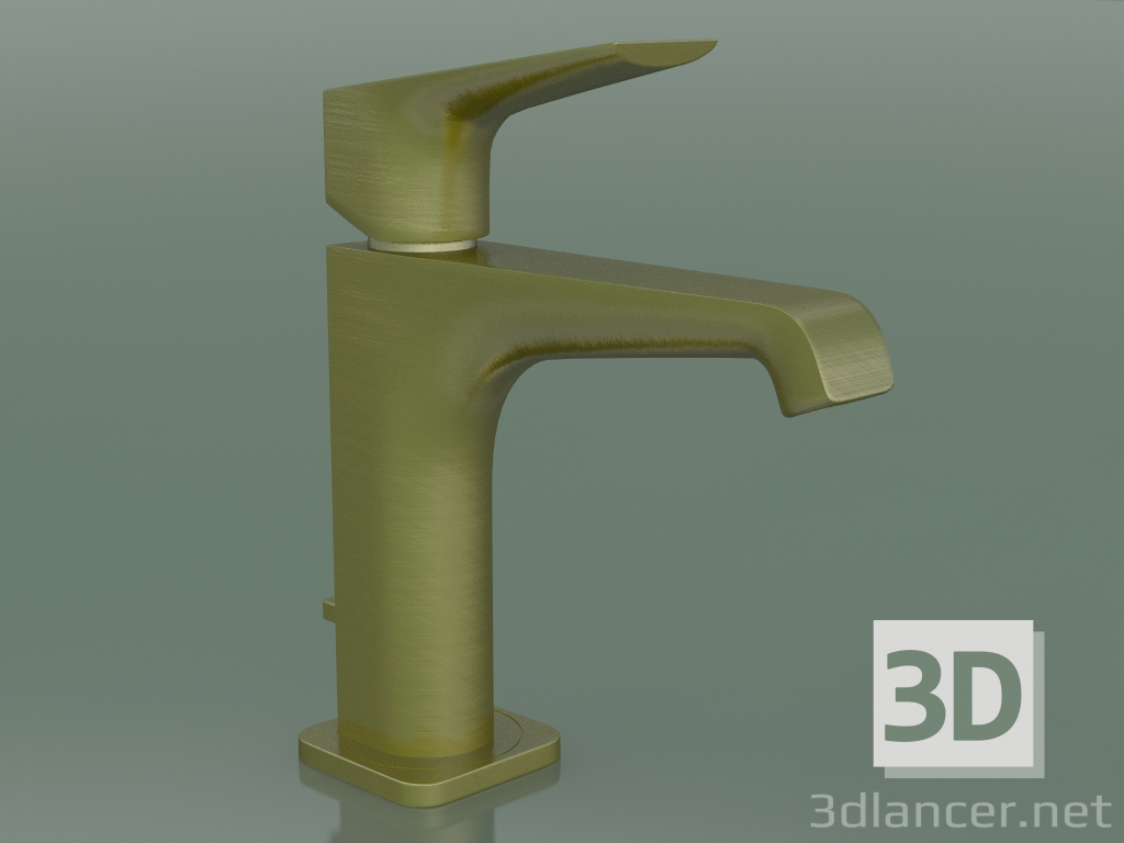 3d модель Змішувач для раковини 130, змішувач (36110950, Brushed Brass) – превью