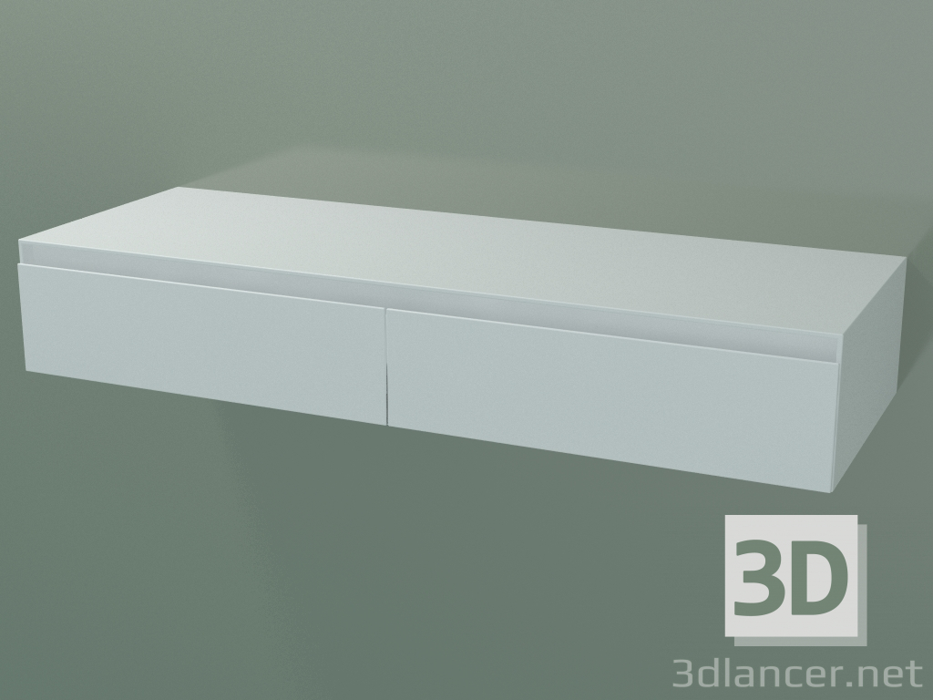 3d model Cajón (L 144, P 50, H 24 cm) - vista previa