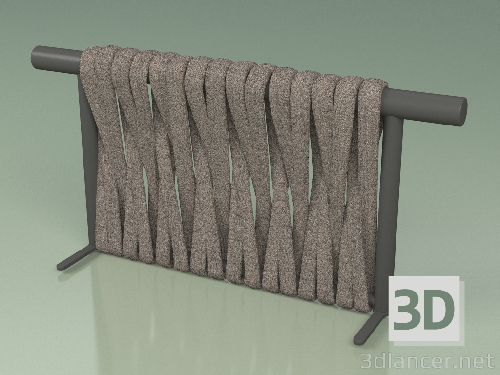 modello 3D Schienale del divano modulo 211 (Metal Smoke, Grey-Sand Belt) - anteprima