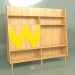 modello 3D Wall Woo Wall (giallo-senape) - anteprima