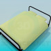 Modelo 3d Cama de metal - preview