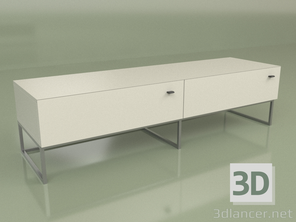 3D Modell Stand TV Lf 220 (Esche) - Vorschau