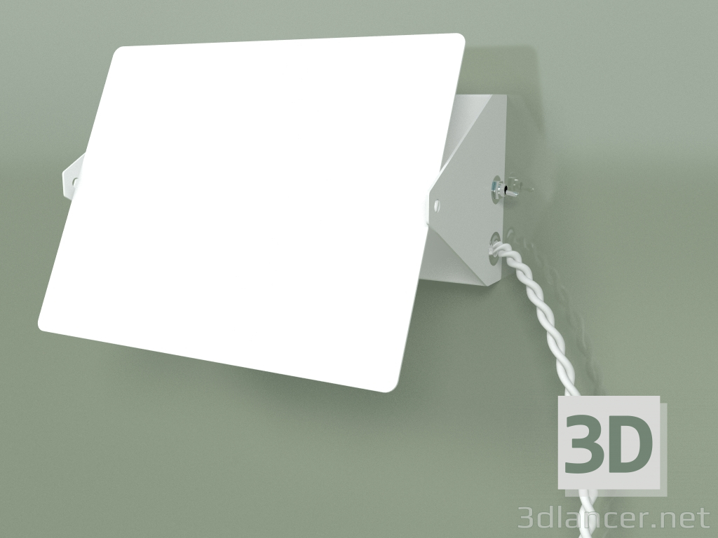 3d model Wall lamp Pivotant (white) - preview