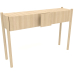 modèle 3D Table console KT 02 (poignée sans arrondi, 1200x300x800, bois blanc) - preview