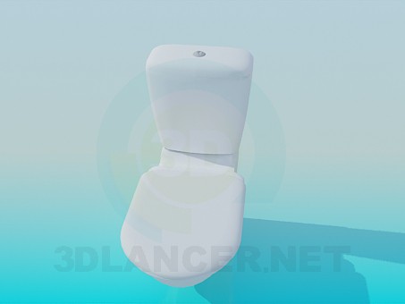 3d model Taza del inodoro - vista previa