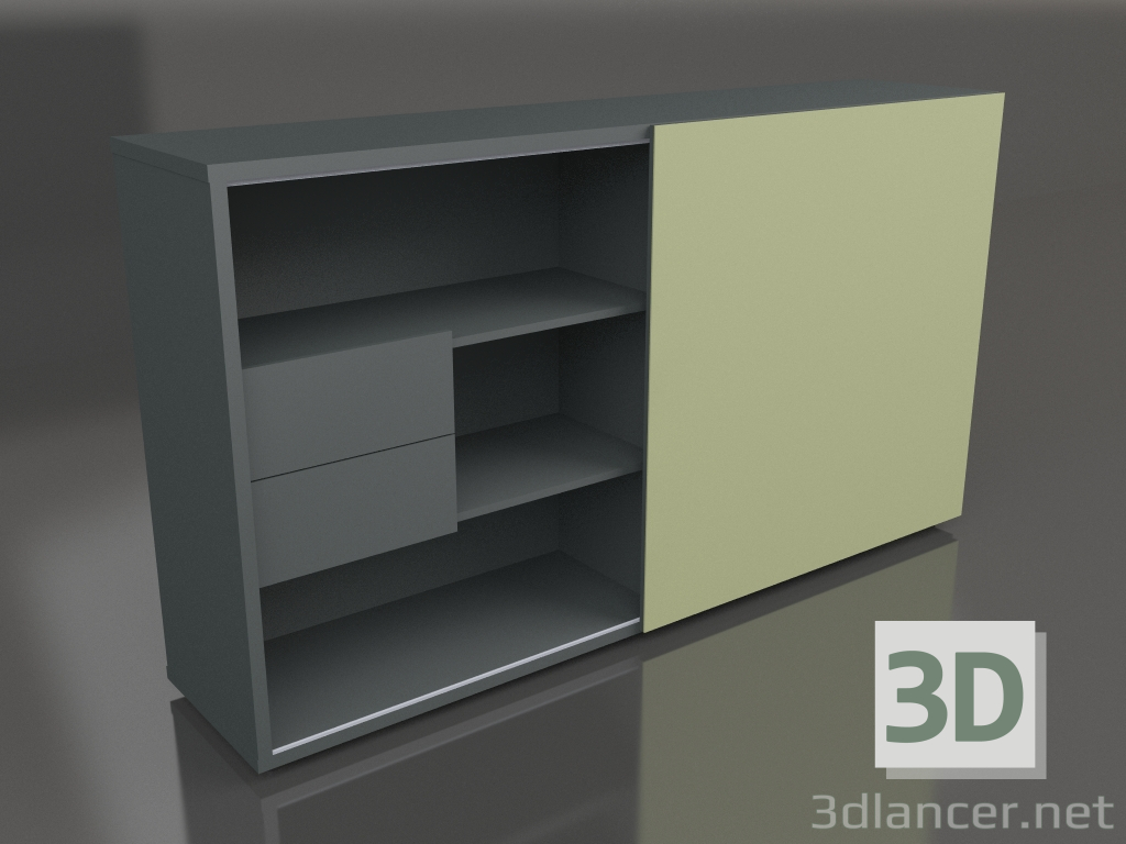 3d model Wardrobe Zig-Zag ZS02 (2000x434x1129) - preview