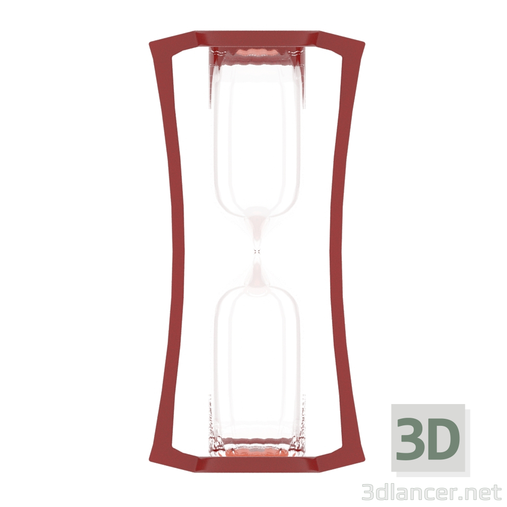 3D Modell Sanduhr - Vorschau