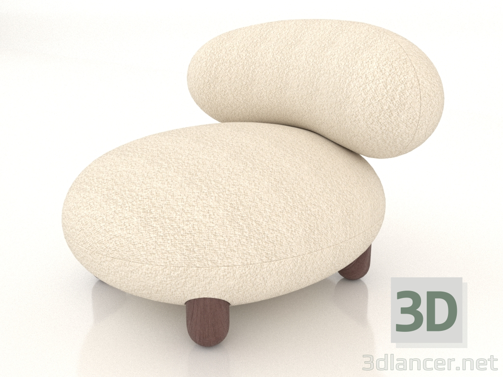 modello 3D Poltrona Flock - anteprima