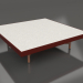 3D Modell Quadratischer Couchtisch (Weinrot, DEKTON Sirocco) - Vorschau