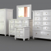 3d Dressers and cabinet Prentice model buy - render