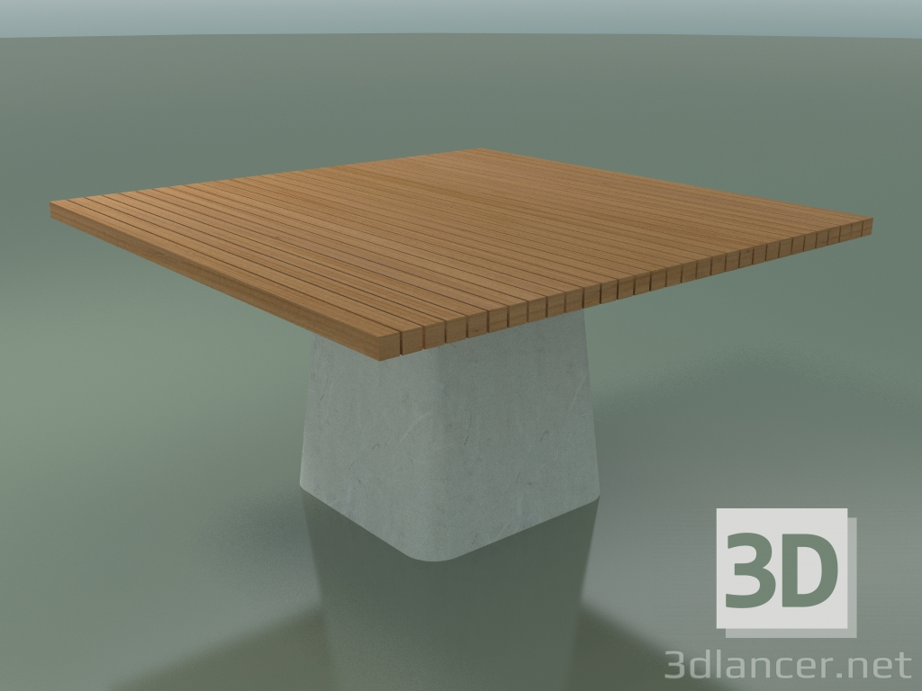 modèle 3D Table d'extérieur InOut (36, céramique blanche) - preview