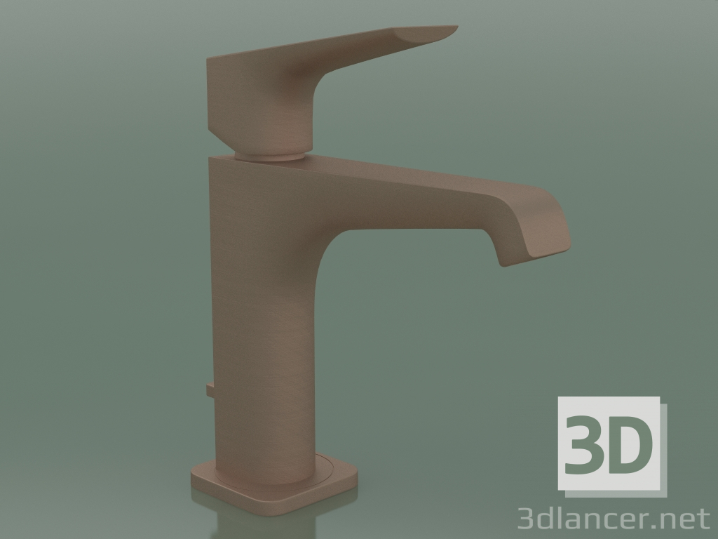 3d model Mezclador monomando de lavabo 130 (36110140, Bronce cepillado) - vista previa