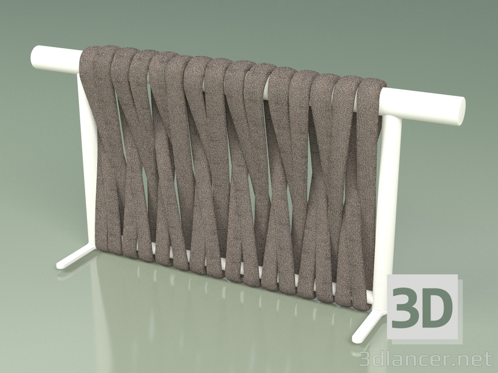 3d model Backrest of sofa module 211 (Metal Milk, Gray-Sand Belt) - preview