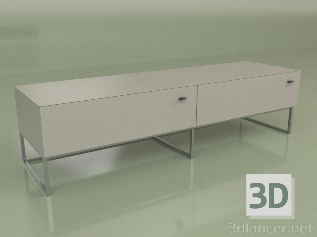 3D modeli Stand TV Lf 220 (gri) - önizleme