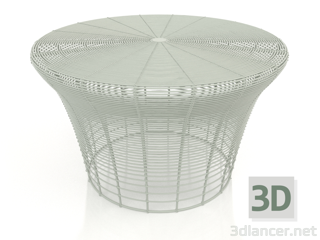 3d model Low stool (Cement gray) - preview