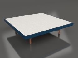 Quadratischer Couchtisch (Graublau, DEKTON Sirocco)