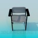 3d model Chair with armrests - preview