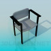 3d model Chair with armrests - preview