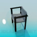 3d model Chair with armrests - preview