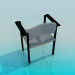 3d model Chair with armrests - preview