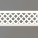 3d model Gypsum ventilation grills VR 006 1 (250x90x12) - preview