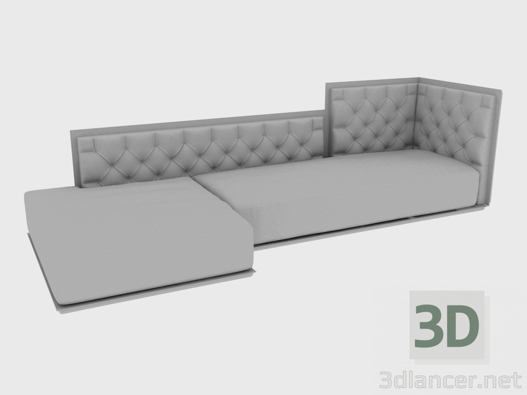 modello 3D Divano NAPOLEON (SPECIALCOMPOSITION) (390x100xH112) - anteprima