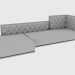 3D Modell Sofa NAPOLEON (SPECIALCOMPOSITION) (390x100xH112) - Vorschau